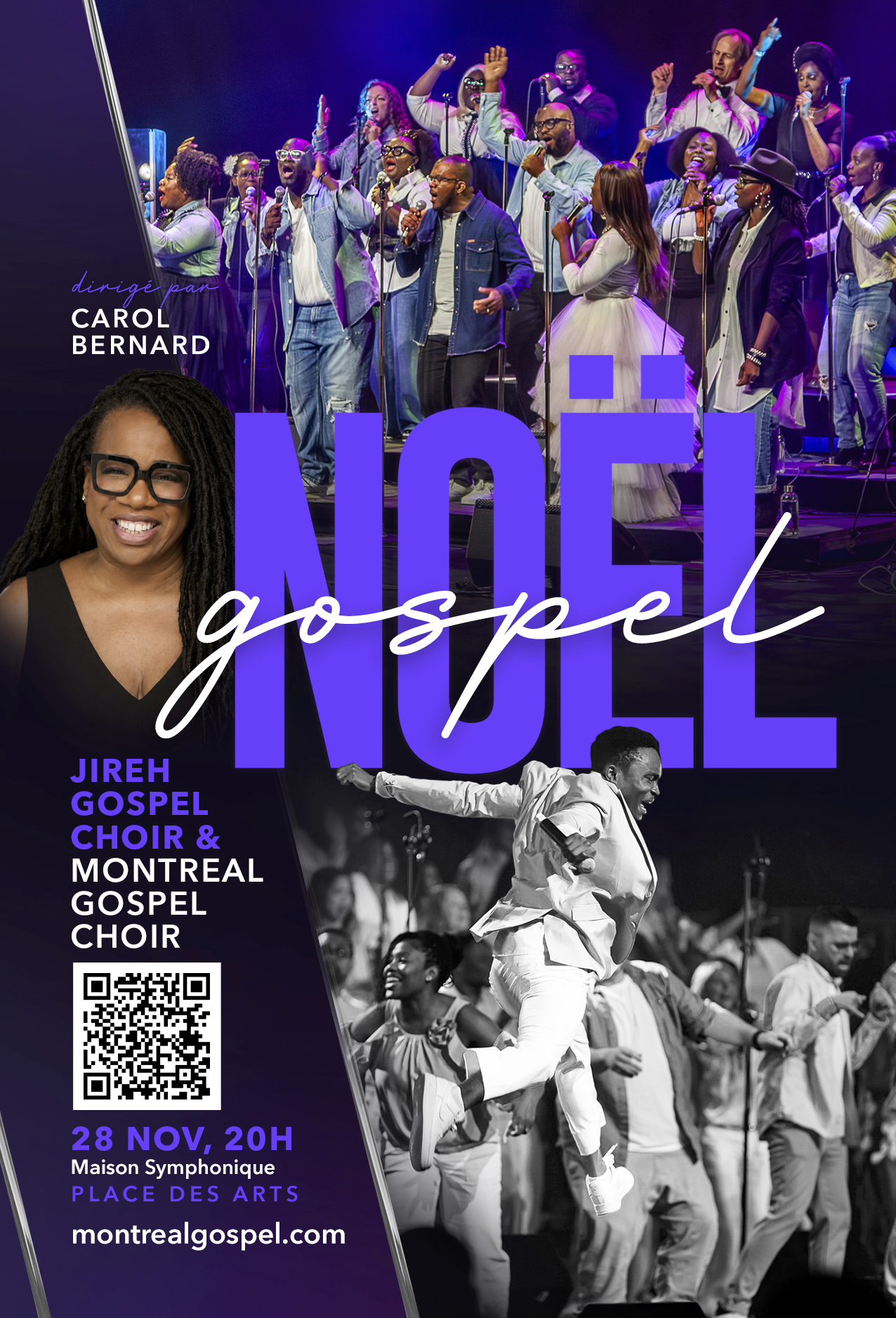 Noël Gospel Concert Flyer